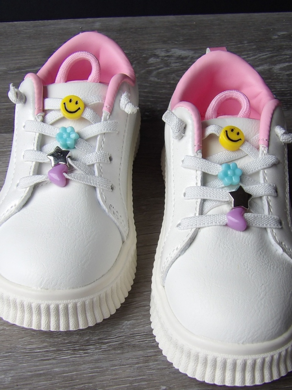 Carters toddler girl charm sneakers